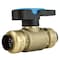 Apollo 1/2 in. Brass Push-To-Connect Compact Ball Valve with Lockable Handle FSBBV12TX - alternate 1